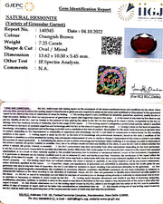 7.25/CT Natural Govt. Lab Certified Ceylonese Gomed-(1221)